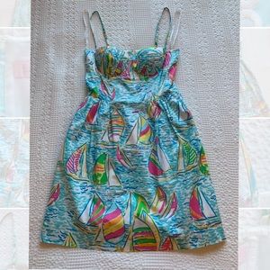 Lilly Pulitzer You Gotta Regatta Sailboat Dress